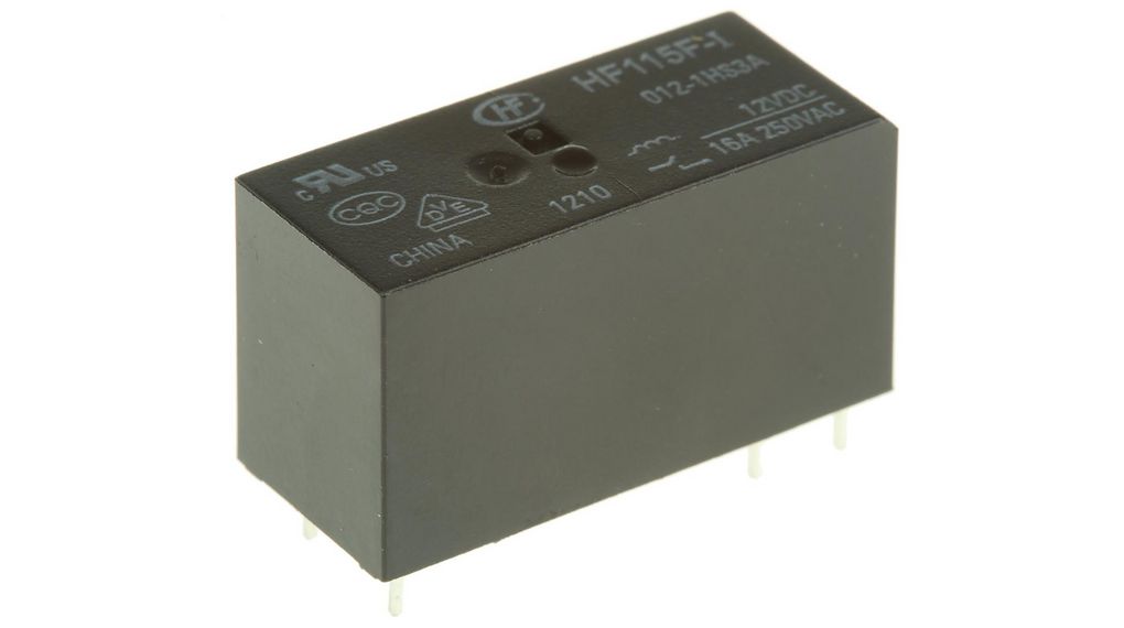 PCB Power Relay 1NO 16A DC 12V 360Ohm